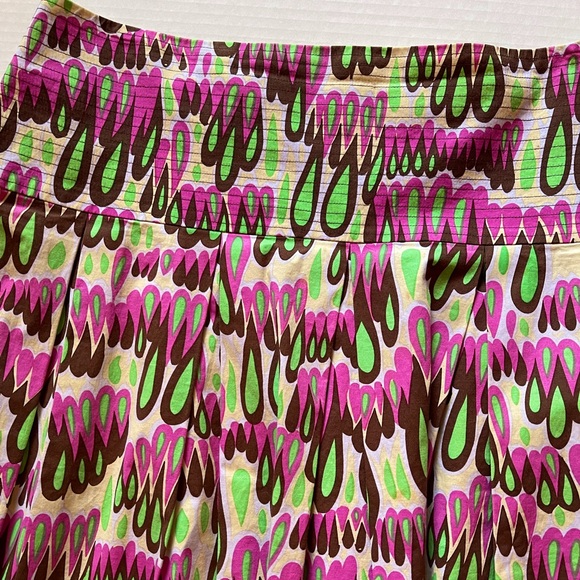 TIBI skirt size 8 gorgeous colors/pattern skirt - Picture 5 of 6